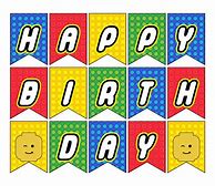 Image result for LEGO Happy Birthday Coloring Page