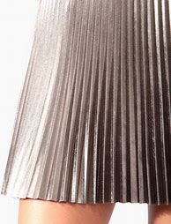 Image result for Forever 21 Skirt Silver Metallic