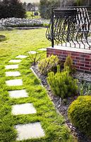Image result for Stepping Stones with White Gravel