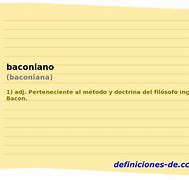 Image result for baconiano