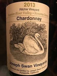 Image result for Joseph Swan Chardonnay
