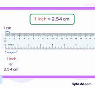 Image result for Measurement Chart Inches to Cm