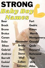 Image result for Strong Names for Baby