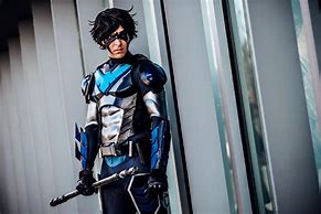 Image result for DC Titans Nightwing Suit