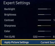 Image result for Expert Settings Samsung TV