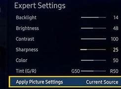 Image result for Samsung HDTV Settings