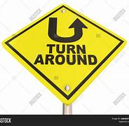 Image result for Turn around Sign Green