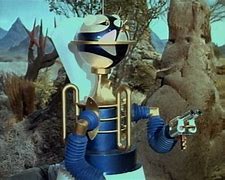 Image result for Lost in Space Evil Robot
