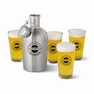 Image result for Stainless Steel Beer Growler