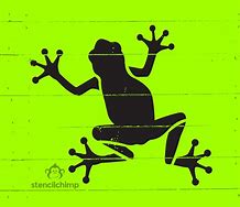 Image result for Tree Frog Stencil