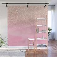 Image result for Rose Gold Metallic Pattern Wall Paint Ideas