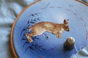 Image result for Animal Embroidery