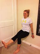 Image result for One Leg Wall Sit