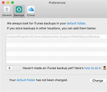 Image result for iTunes Change Backup Location