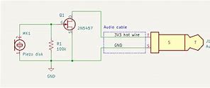 Image result for Piezo Preamp Using MOSFETs