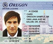 Image result for Oregon Drivers License Format