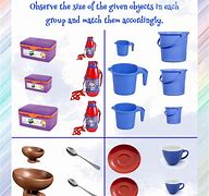 Image result for Objects of Different Sizes