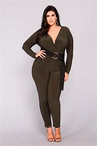 Image result for Fashion Nova Plus Size Jumpsuit