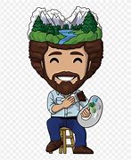 Image result for Bob Ross Painting Cartoon Images