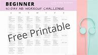 Image result for Beginner 30-Day AB Challenge Printable