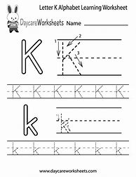 Image result for Free Letter K Worksheets