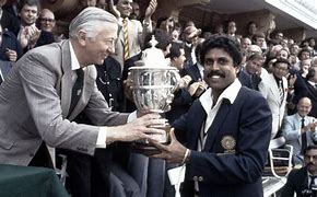 Image result for 1983 Cricket World Cup Victory Images