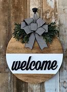 Image result for Hanging Welcome Sign