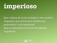 Image result for imperioso