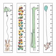 Image result for Free Printable Height Chart in Inches