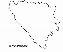 Image result for Bosnia and Herzegovina Outline