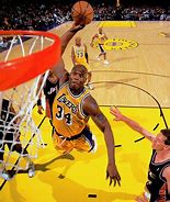 Image result for Shaquille O'Neal Lakers Jersey