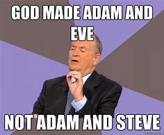 Image result for Adam and Steve Meme