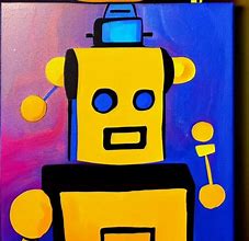 Image result for Giant Robot Painting