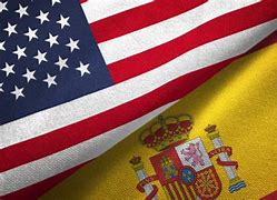 Image result for Spanish and American Flag