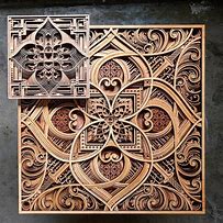 Image result for Laser-Cut Wood Wall Art