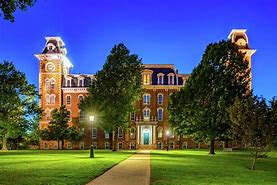 Image result for Uark Old Main at Night