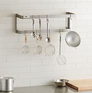 Image result for Stainless Steel Pots and Pans Hanging Rack