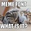 Image result for Meme Typeface