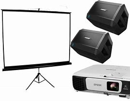 Image result for Projector Set with Speakers