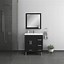 Image result for Black Bathroom Cabinets