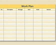 Image result for Weekly Work Plan