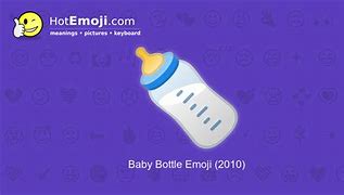 Image result for baby bottles emoji