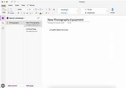 Image result for Microsoft OneNote Examples