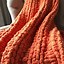 Image result for Chunky Orange Blanket