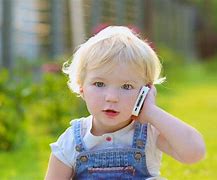 Image result for Toddler Talking On Cell Phone