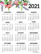 Image result for 1 Page Calendar