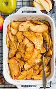Image result for Simple Baked Apple Slices Recipe