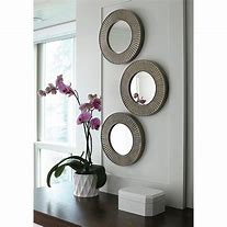 Image result for round mirrors framed art