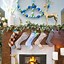 Image result for Christmas Garland Ideas for Mantel