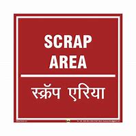 Image result for Metal Scrap Yard Hindi Caution